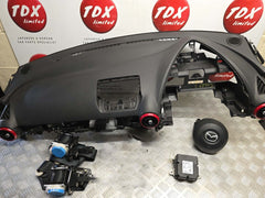 Mazda 2 DJ 2015-2020 Genuine Complete Airbag Kit Module Dash Belts D09J57K30A - photo 1 of 22