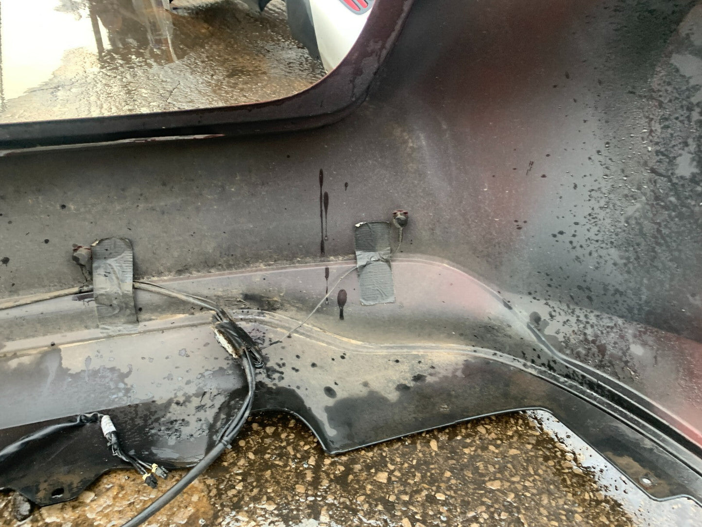 NISSAN PULSAR 2014-2017 GENUINE REAR PARKING SENSOR BUMPER NAH G RED