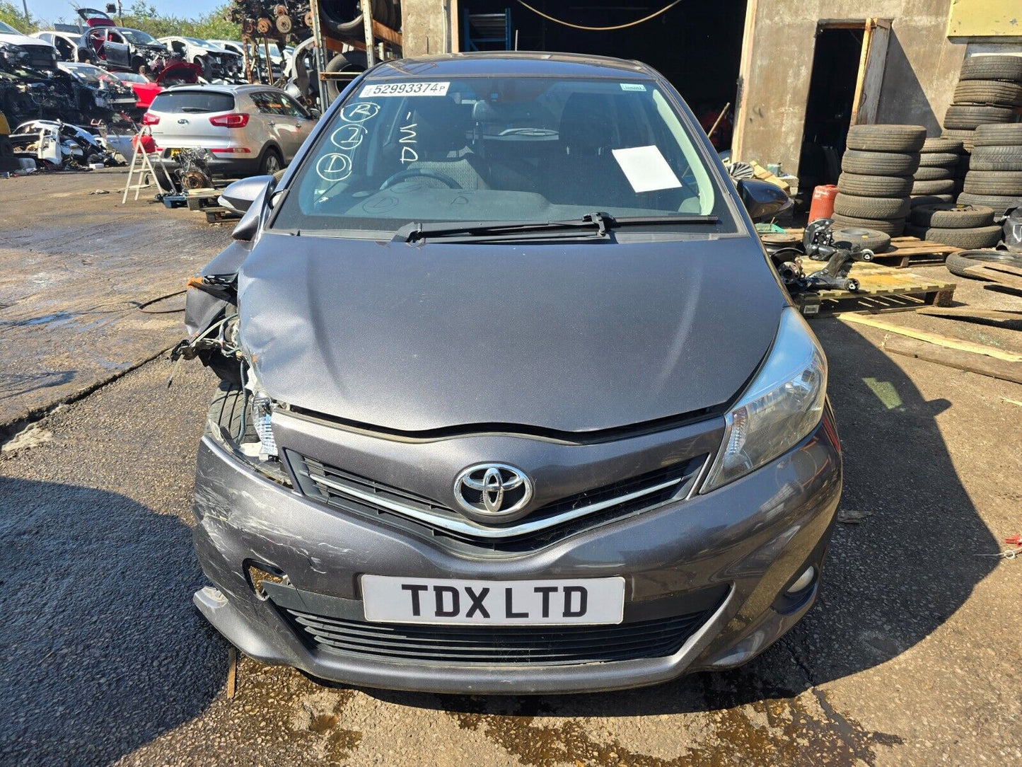 2014 TOYOTA YARIS MK3 ICON PLUS 1.4 DIESEL 6 SPEED MANUAL FOR PARTS AND SPARES