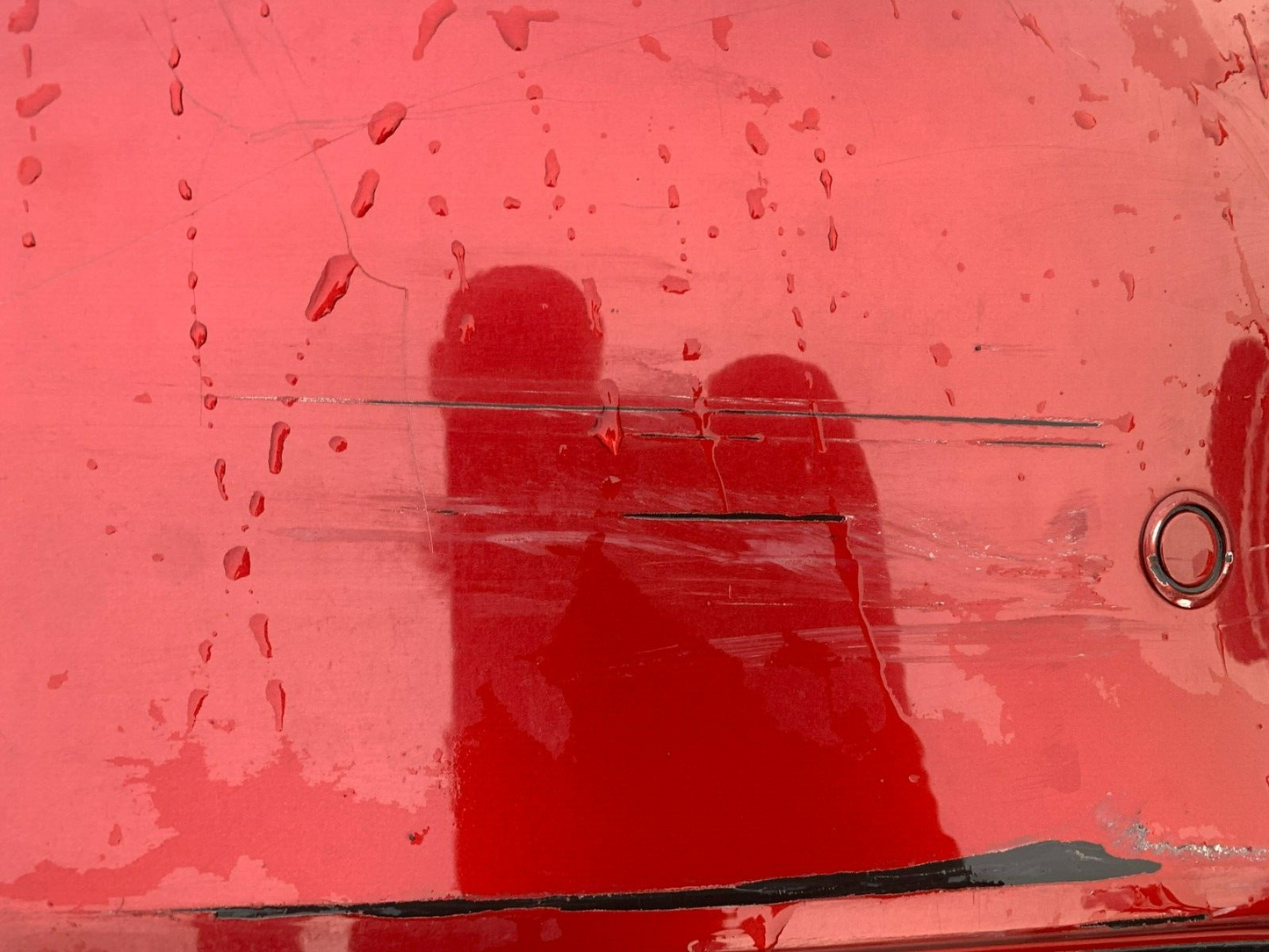 NISSAN PULSAR 2014-2017 GENUINE REAR PARKING SENSOR BUMPER NAH G RED