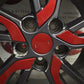 NISSAN JUKE F15 2014-2019 18" RED + GREY ALLOY WHEEL 7MM 225/45/18 KE409 1K301