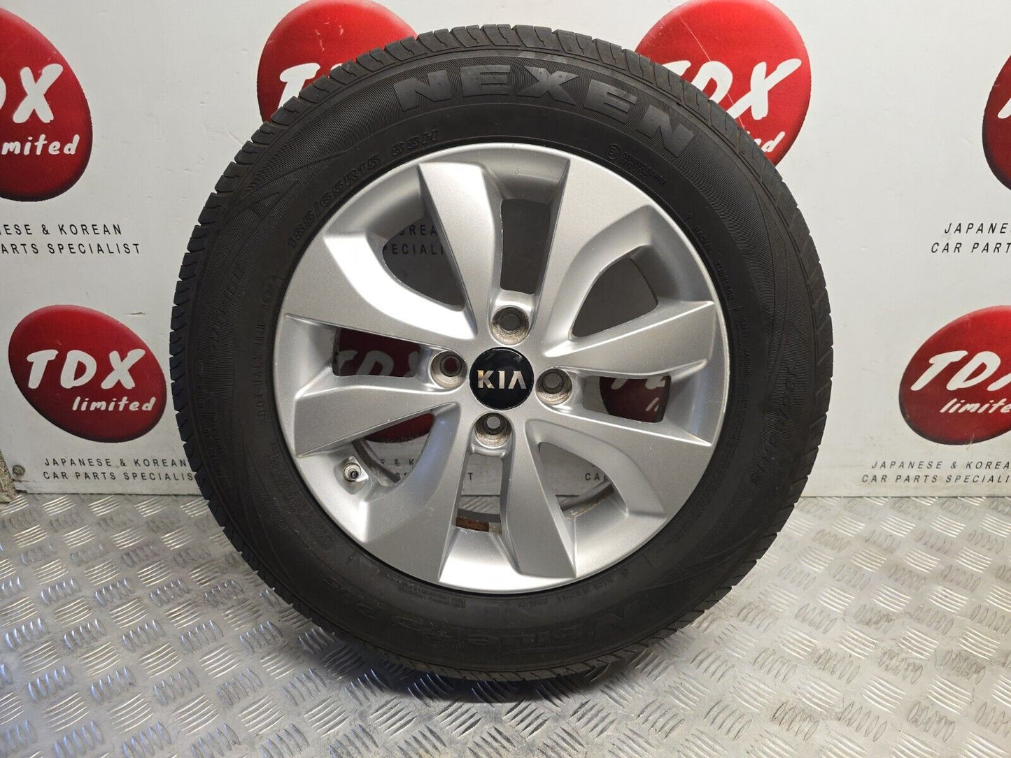 KIA RIO UB MK3 2011-2017 15" INCH ALLOY WHEEL 6.61MM TYRE 185/65/15 52910-1W650