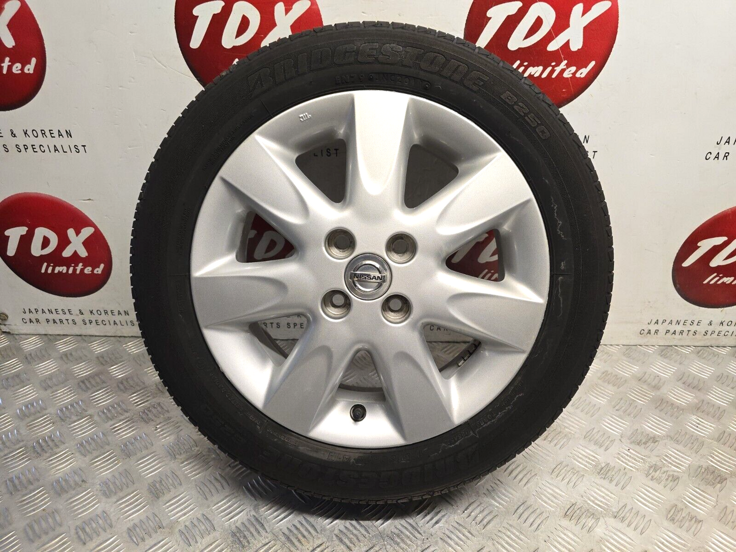 NISSAN MICRA K13 MK4 2010-2016 15" INCH ALLOY WHEEL + 5MM TYRE 175/60/15 1HJ1A 2