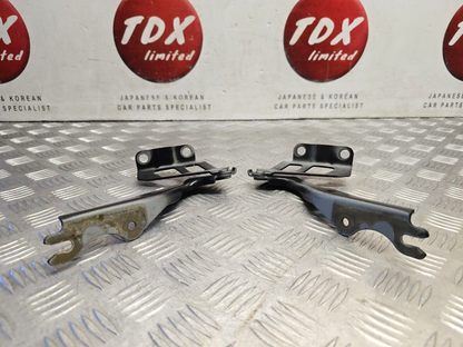 MAZDA 2 (DJ) MK3 2015-2020 GENUINE BONNET HINGES PAIR SET IN 16W BLACK PEARL