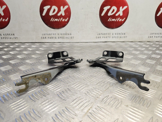 MAZDA 2 (DJ) MK3 2015-2020 GENUINE BONNET HINGES PAIR SET IN 16W BLACK PEARL