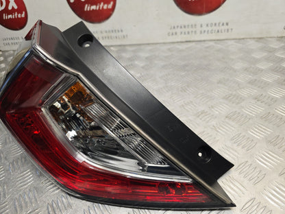 Honda Civic X Mk10 2017-2021 Passengers Rear Outer Body Brake Light Lamp Assy 10