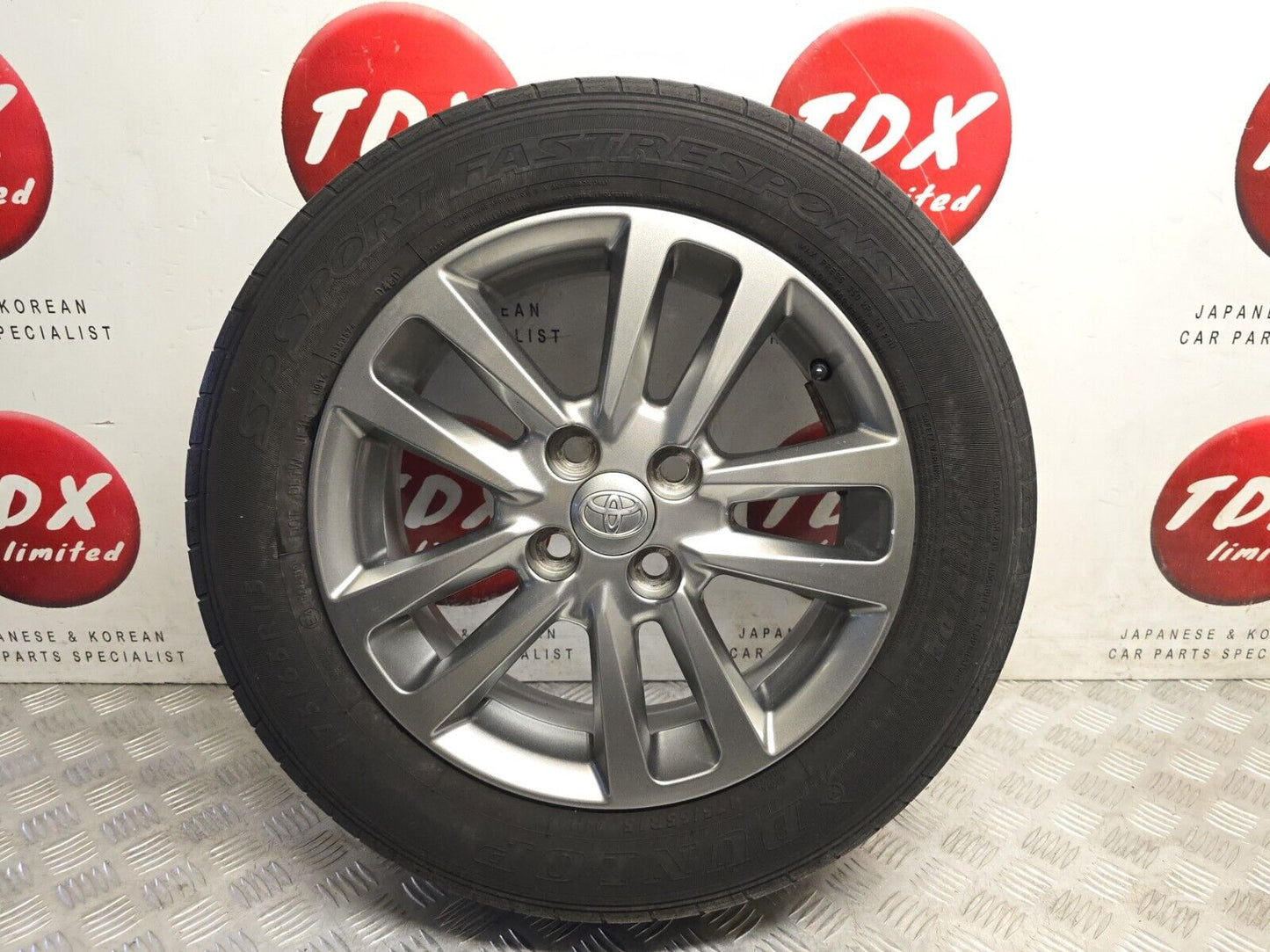 TOYOTA YARIS 2011-2020 15" INCH ALLOY WHEEL 2.5MM TYRE 175/65/15 PZ49P-B0671-XX