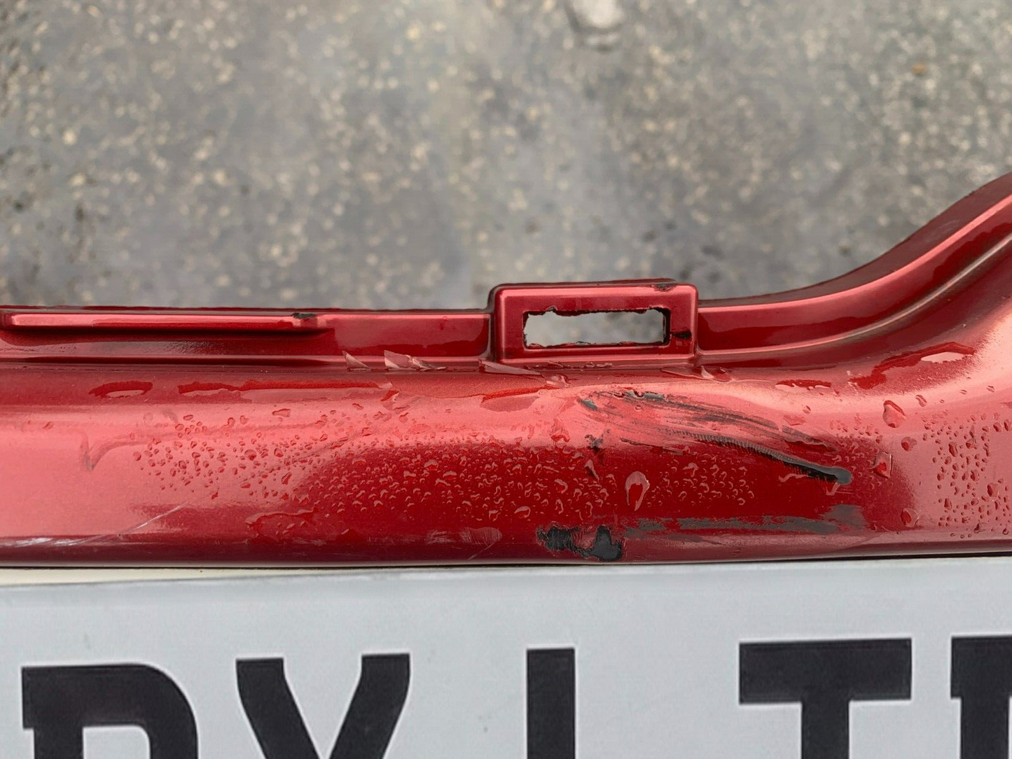 NISSAN QASHQAI J10 2010-2013 FACELIFT GENUINE FRONT BUMPER RED