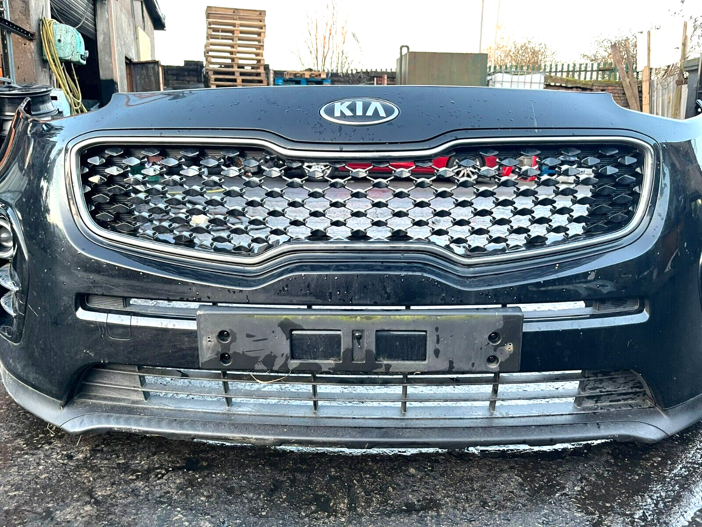 KIA SPORTAGE MK4 QL/QLE 2016-2018 COMPLETE FRONT BUMPER 1K BLACK COLLECTION