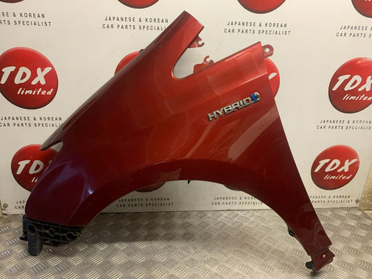 TOYOTA PRIUS PLUS 2015-2019 GENUINE PASSENGER FRONT WING/FENDER RED COLLECTION