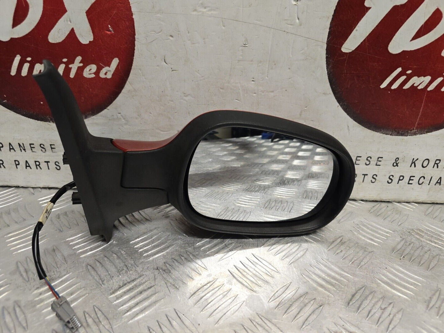 NISSAN MICRA K12 2003-2010 GENUINE DRIVERS MANUAL FOLD ELECTRIC MIRROR A32 RED