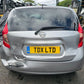 2017 NISSAN NOTE TEKNA E12 MK2 1.2 DIG-S PETROL CVT AUTOMATIC FOR PARTS & SPARES