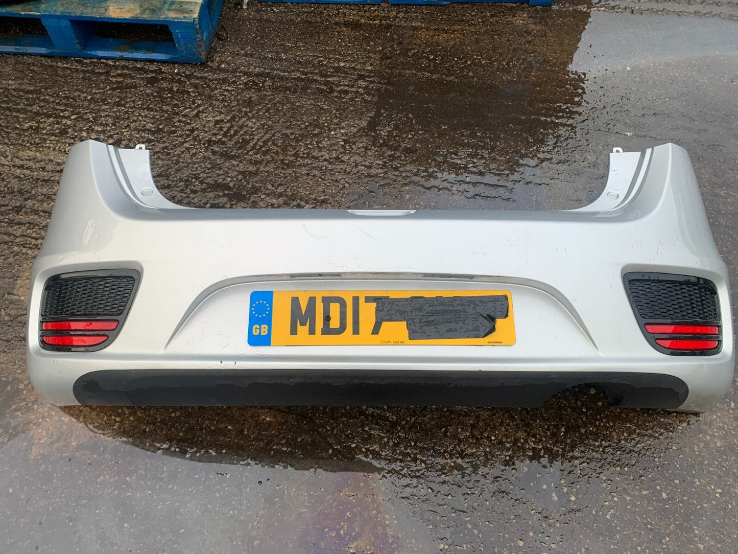 KIA CEED MK2 2015-2019 FACELIFT GENUINE REAR BUMPER SILVER