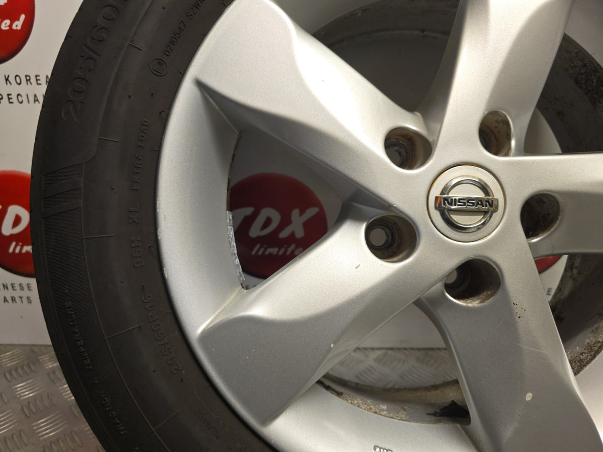 Nissan Qashqai J10 MK1 2007-2013 Genuine 16" Alloy Wheel 205/60R16 - photo 3 of 15