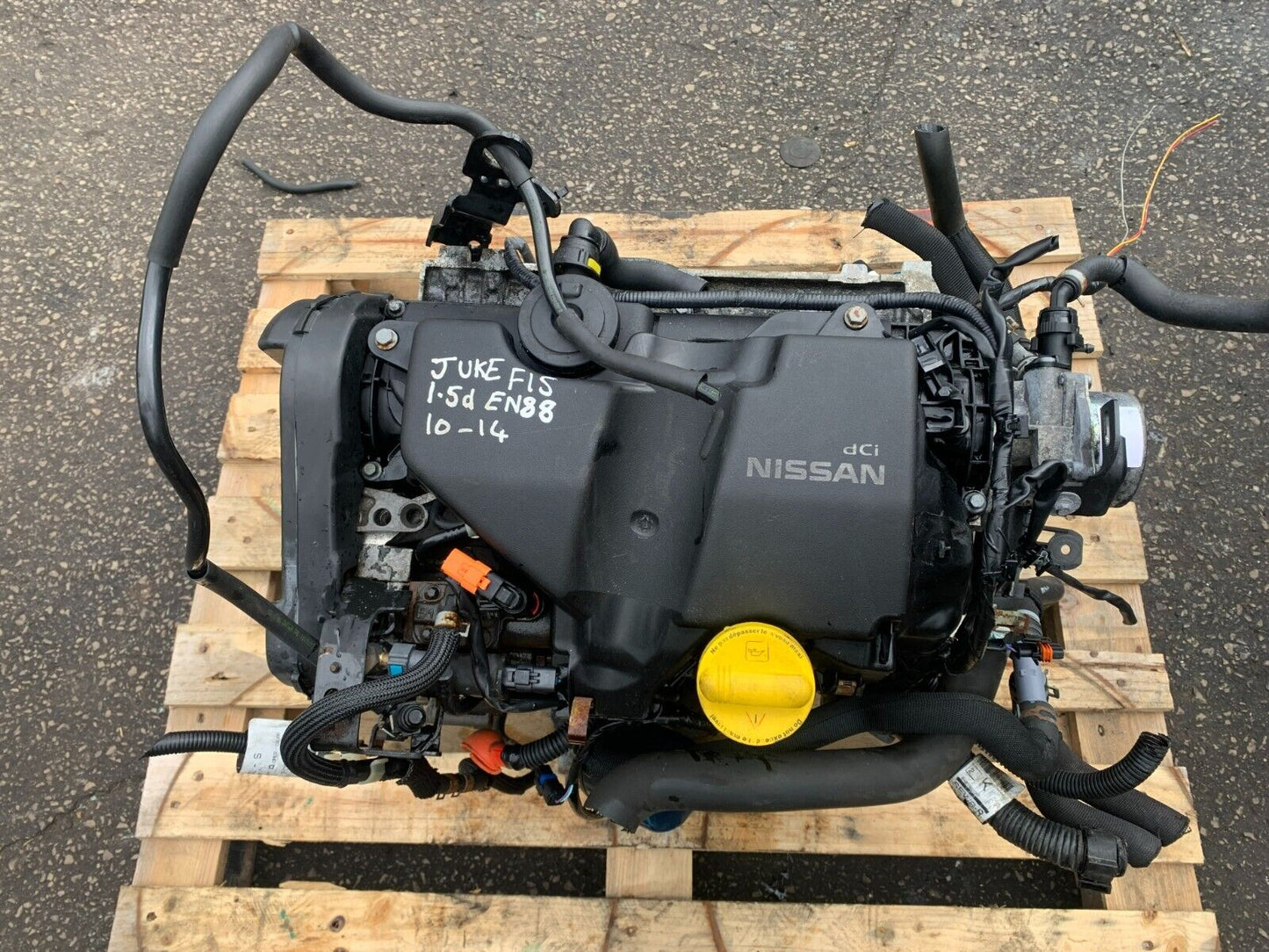 NISSAN JUKE F15 2010-2014 1.5 DCI DIESEL K9K GENUINE BARE ENGINE 42,000 MILES