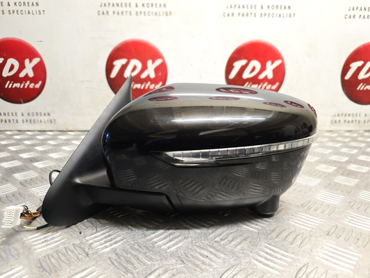 NISSAN QASHQAI J11 2014-2021 PASSENGERS POWER FOLD CAMERA WING MIRROR Z11 BLACK