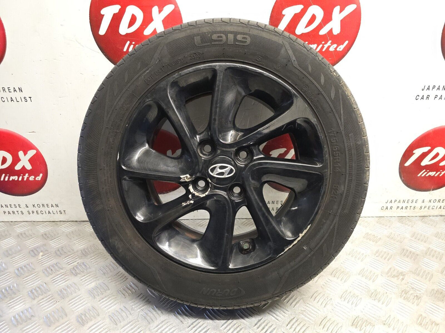 HYUNDAI I10 2014-2019 14 INCH GENUINE ALLOY WHEEL 175/65/14 ET47 52910-B9500