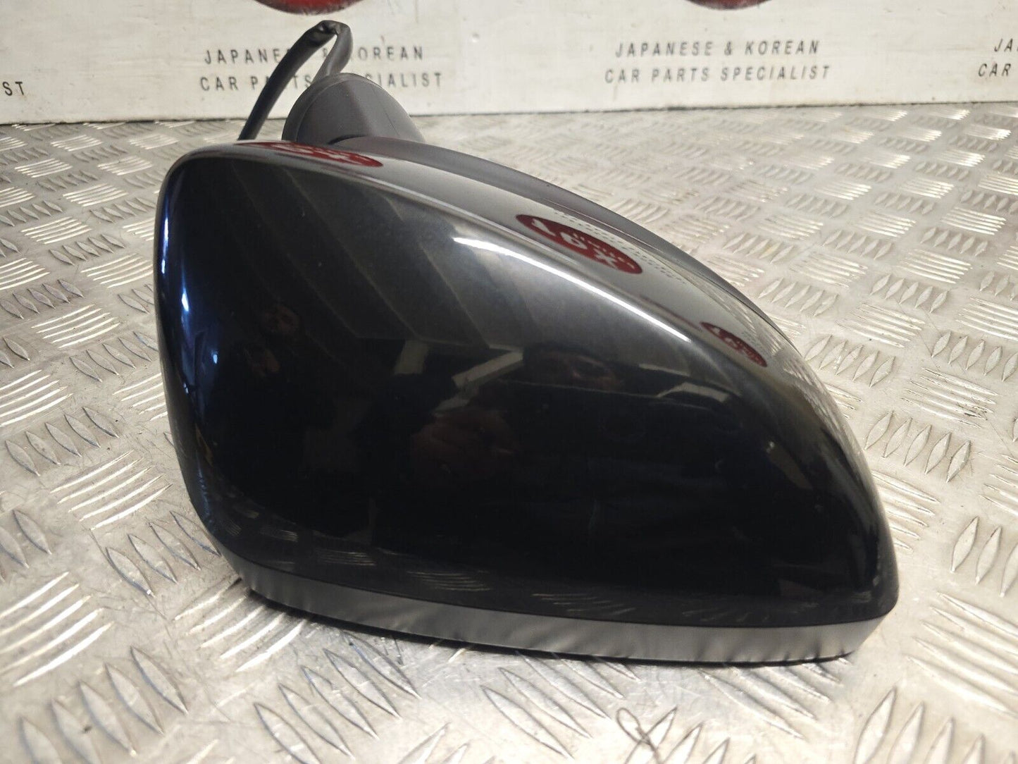 MAZDA 3 (BM) MK3 2014-2016 GENUINE DRIVERS SIDE POWER FOLD WING MIRROR 42W BLACK