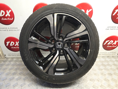 Honda Civic Mk10 2017-2022 17" Inch Genuine Alloy Wheel 235/45/17 8J 17080A 1