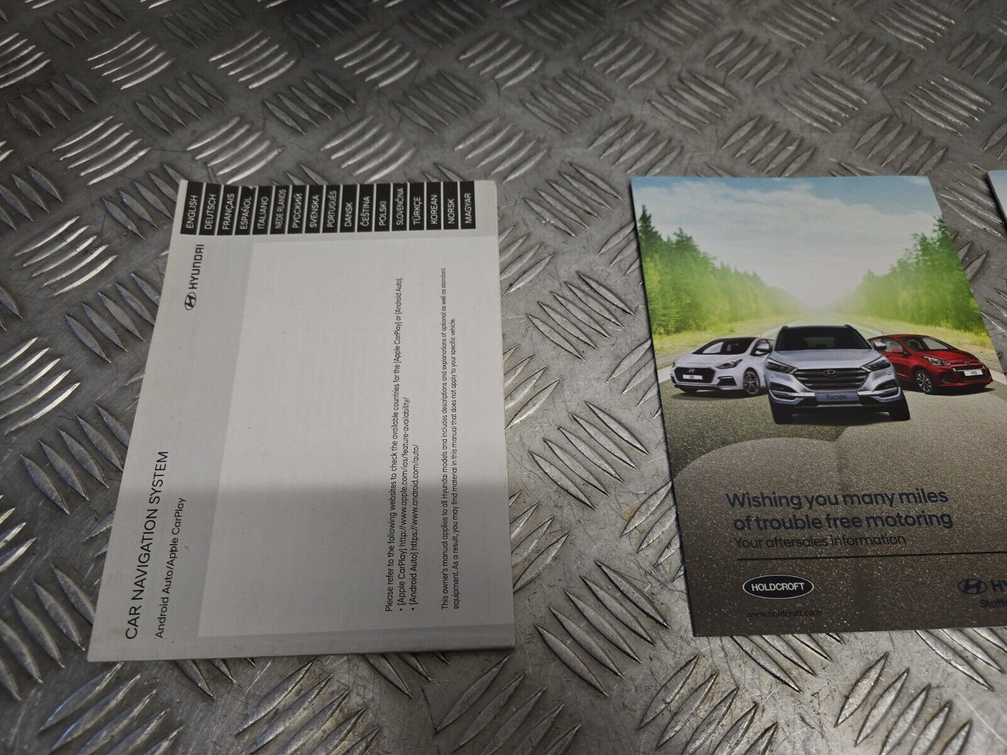 HYUNDAI I40 VF 2015-2019 FACELIFT GENUINE OWNER MANUAL HANDBOOK PACK WALLET BOOK