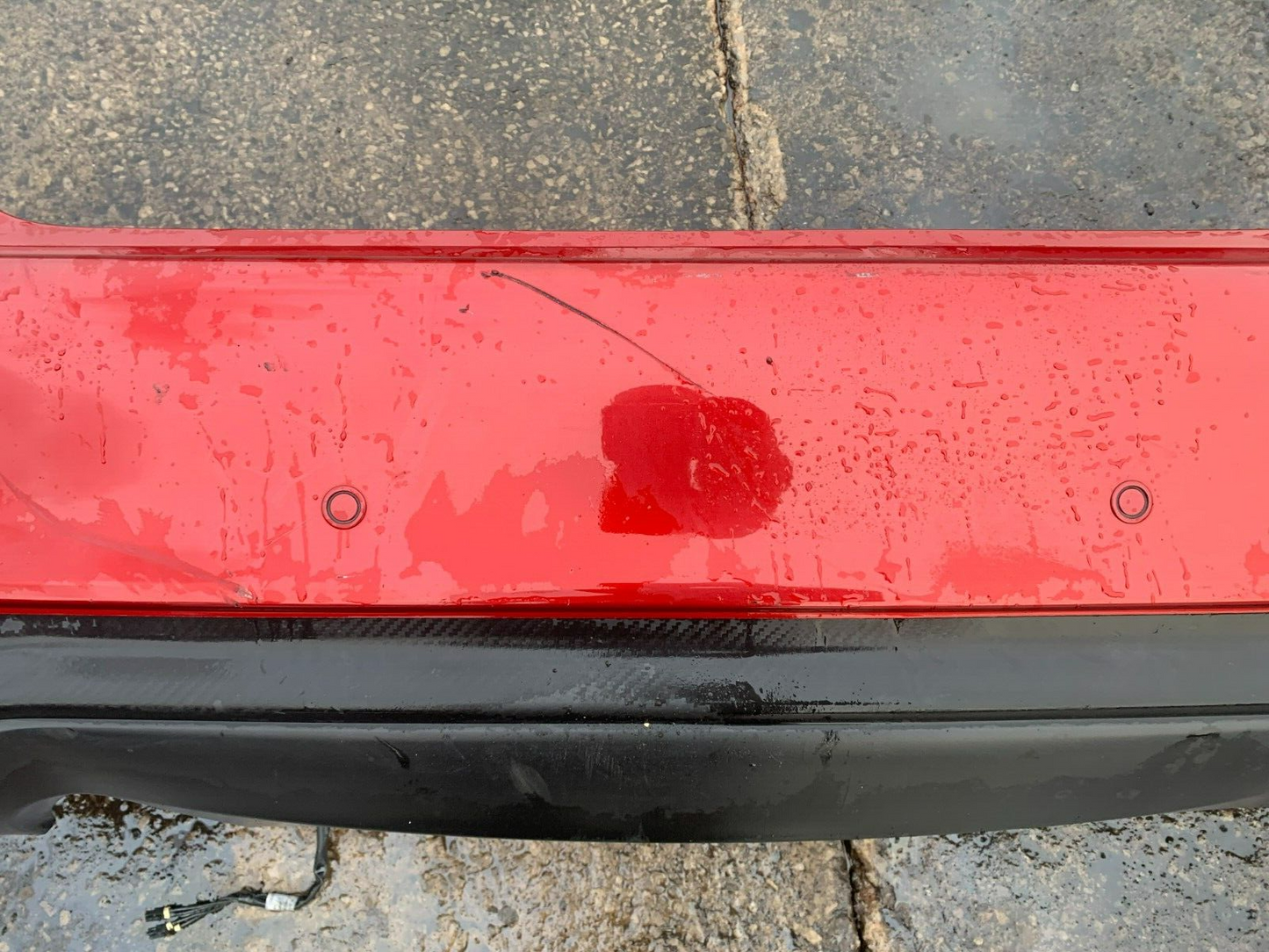 NISSAN PULSAR 2014-2017 GENUINE REAR PARKING SENSOR BUMPER NAH G RED