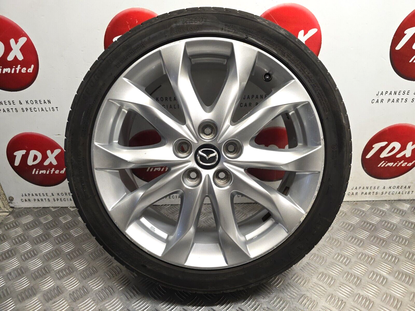 MAZDA 3 MK3 2014-2014 18" INCH GENUINE ALLOY WHEEL 5.98MM 215/45/18 9965227080