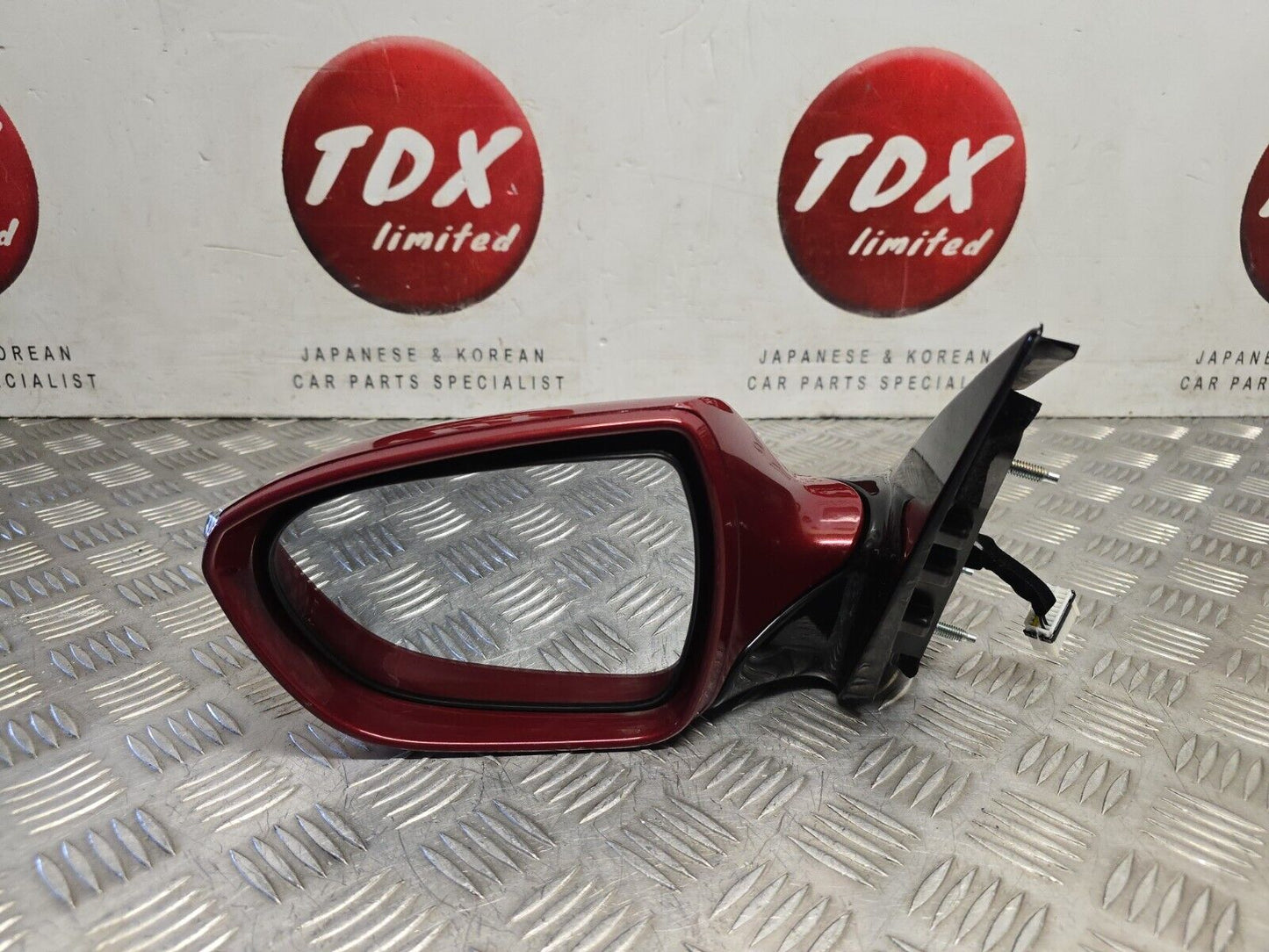 HYUNDAI I40 VF 2011-2019 GENUINE PASSENGERS SIDE POWER FOLD WING MIRROR VR6 RED