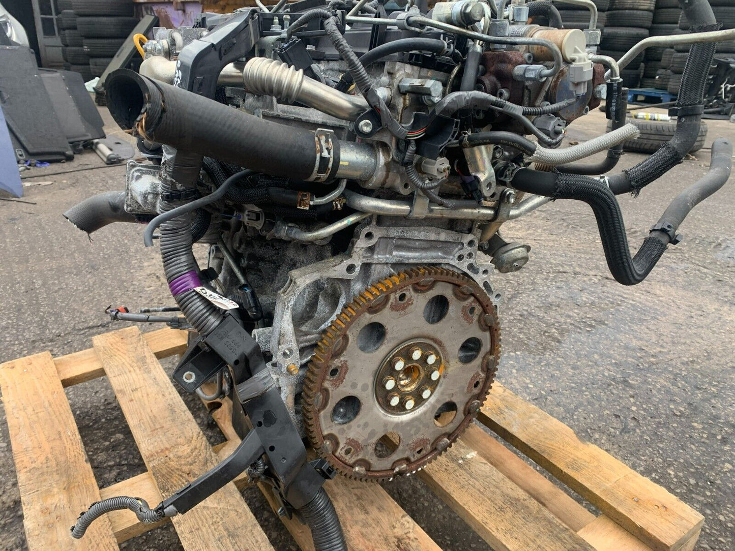 TOYOTA RAV4 MK4 2013-2015 2.2 DIESEL D-4D 2AD-FHV BARE ENGINE 56,00 MILES