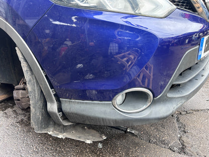 Nissan Qashqai J11 Pre-fl 2014-2017 Complete Front Bumper + Grlle Blue (rbn) - photo 5 of 9