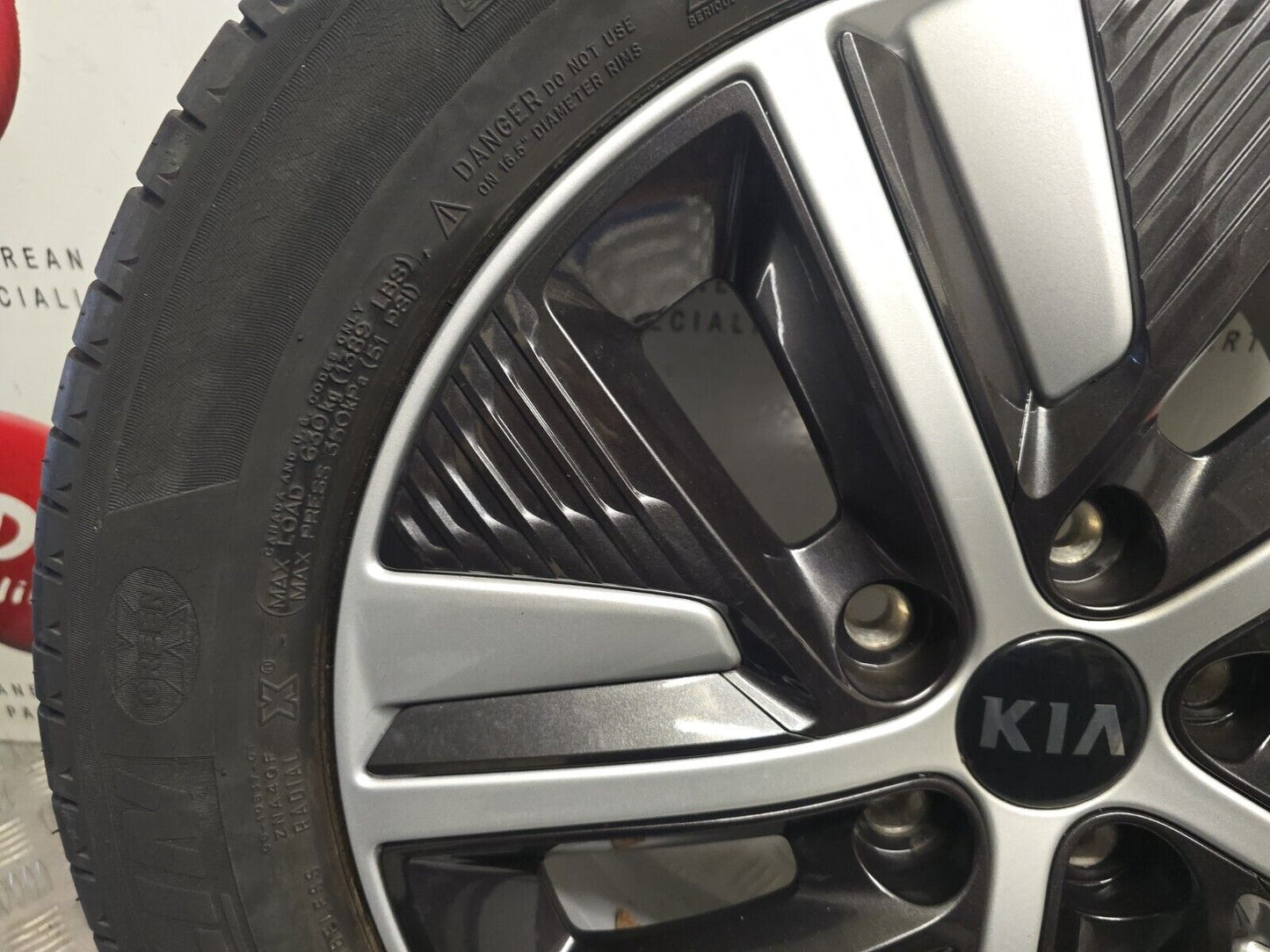 KIA NIRO 2017-2022 16" INCH ALLOY WHEEL + COVER 4.9MM TYRE 205/60/16 52910-G5500