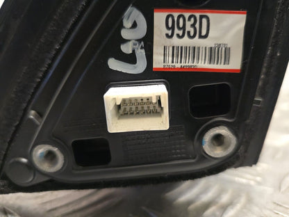 Kia Carens Rp Mk3 2013-2019 Drivers Power Fold Puddle Light Mirror 3D Silver 11