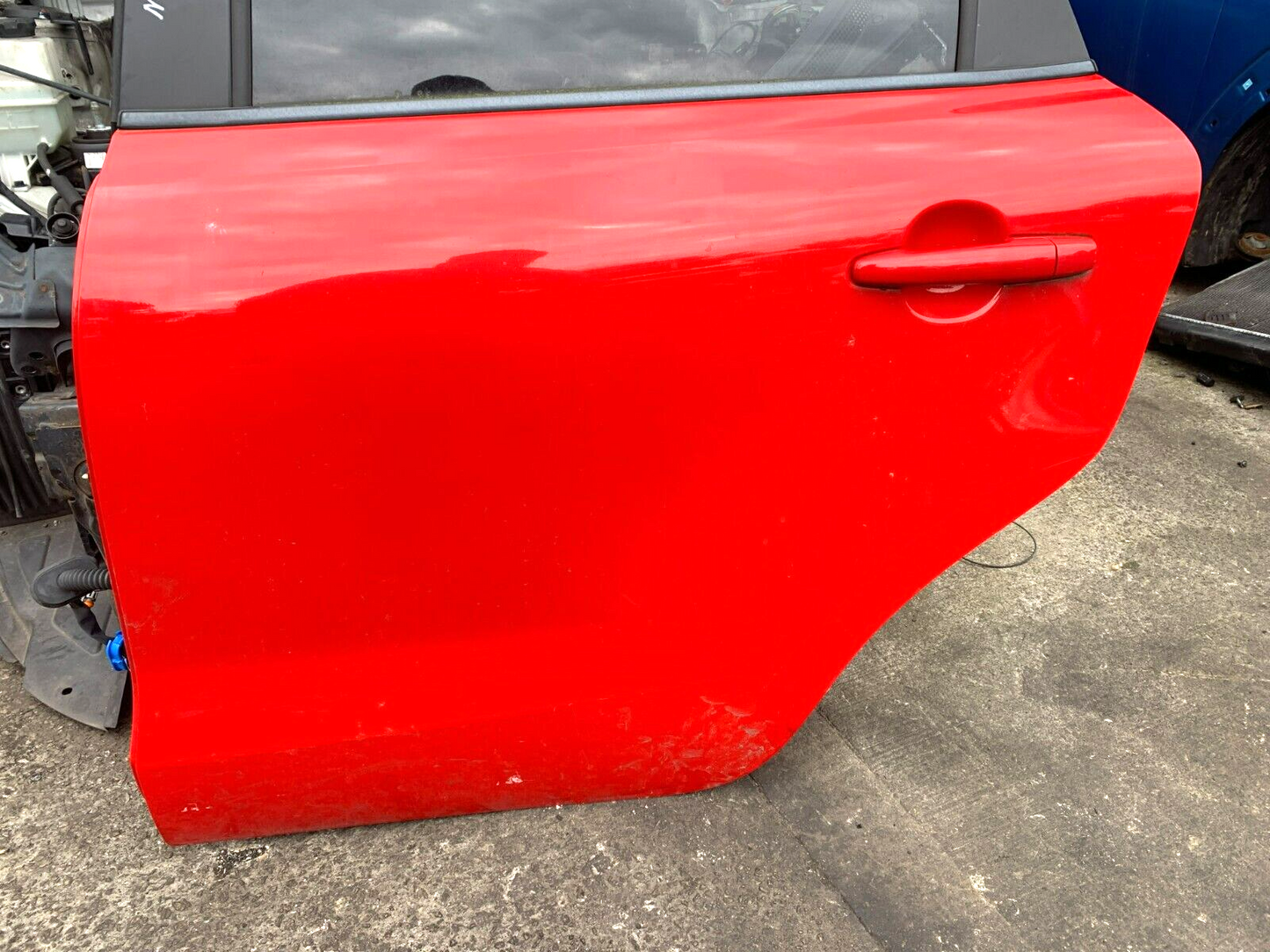 SUZUKI BALENO A1K MK2 2016-2019 PASSENGER SIDE REAR COMPLETE DOOR Z4Q RED