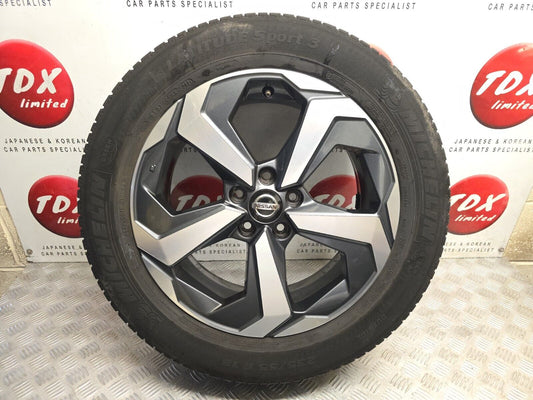 NISSAN QASHQAI J12 2021-2024 18" DIAMOND CUT ALLOY WHEEL 3.7MM 235/55/18 6UA8B