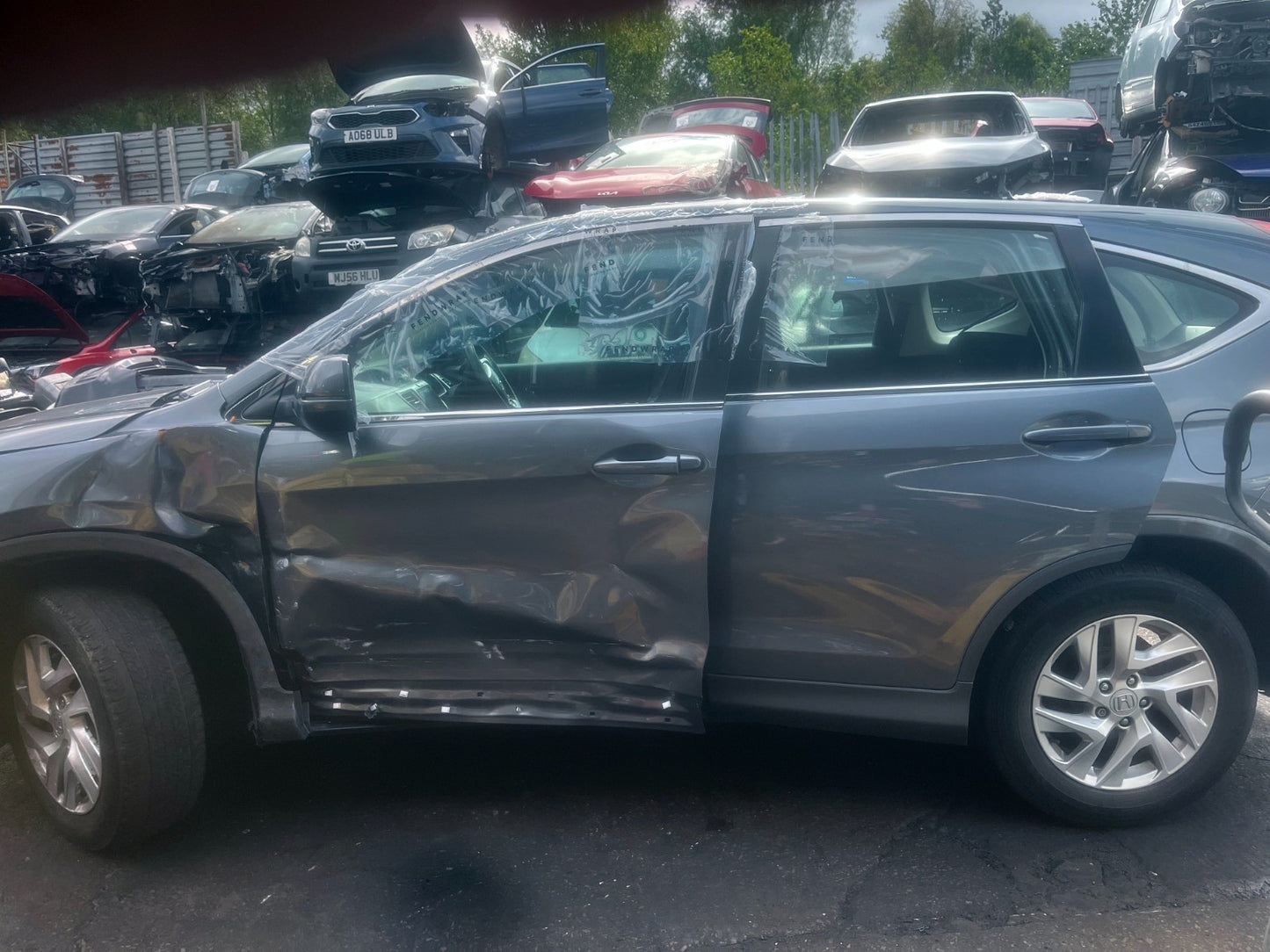 2016 HONDA CR-V RE67 MK4 FL SE NAVI 1.6 I-DTEC DIESEL 4X4 MANUAL VEHICLE FOR BREAKING AND PARTS