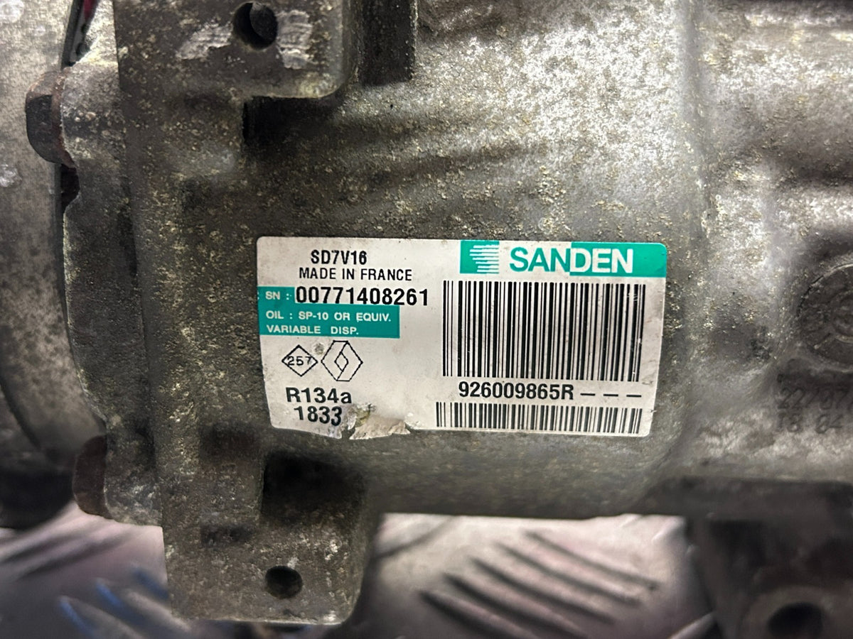 Nissan Qashqai J10 MK1 2010-2013 1.5 DCI Genuine AC Compressor Pump 926009865R - photo 8 of 8