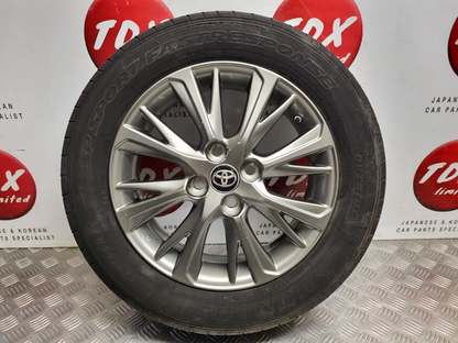 TOYOTA YARIS MK3 2017-2020 15" INCH GREY ALLOY WHEEL 175/65/15 7MM 426110DG70