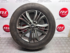 Hyundai ix35 2010-2015 Genuine 17" Inch Alloy Wheel 4.7MM Tyre 225/60/17 - photo 1 of 12