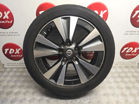 NISSAN PULSAR 2014-2018 17" INCH DIAMOND CUT ALLOY WHEEL 5.45MM 205/50/17 3NA3A