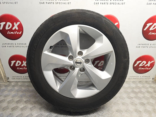 NISSAN QASHQAI J11 17" INCH 2014-2021 ALLOY WHEEL WORN TYRE 7J 215/60/17 HV01A