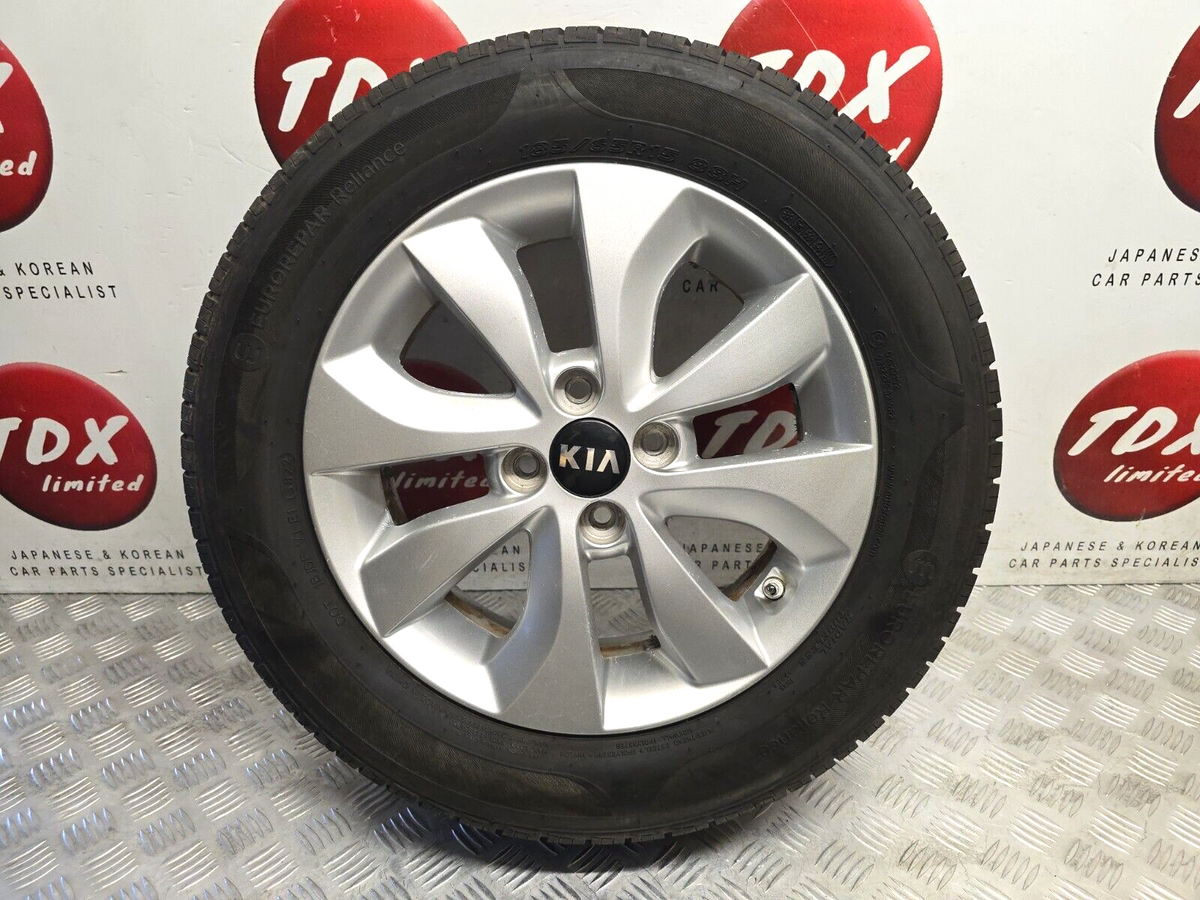 KIA RIO UB MK3 2011-2017 15" INCH ALLOY WHEEL 6.6MM TYRE 185/65/15 52910-1W650