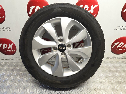 KIA RIO UB MK3 2011-2017 15" INCH ALLOY WHEEL 6.6MM TYRE 185/65/15 52910-1W650