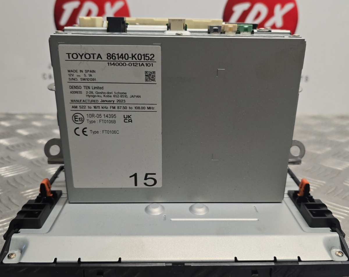 Genuine Toyota Yaris MK4 Head Unit (2020–2024) | TDX