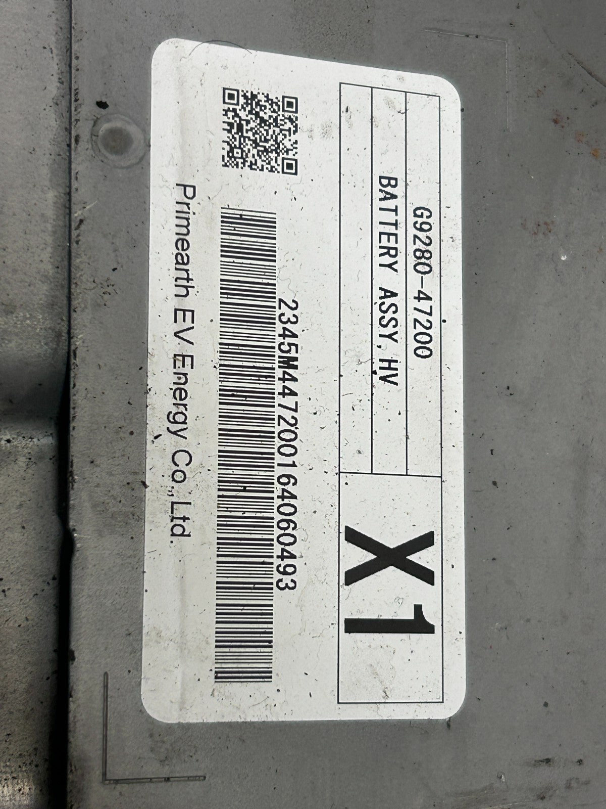 Toyota Prius 2016-2022 1.8 Hybrid Genuine Ni-mh High Voltage Battery G9280-47200 - photo 5 of 9