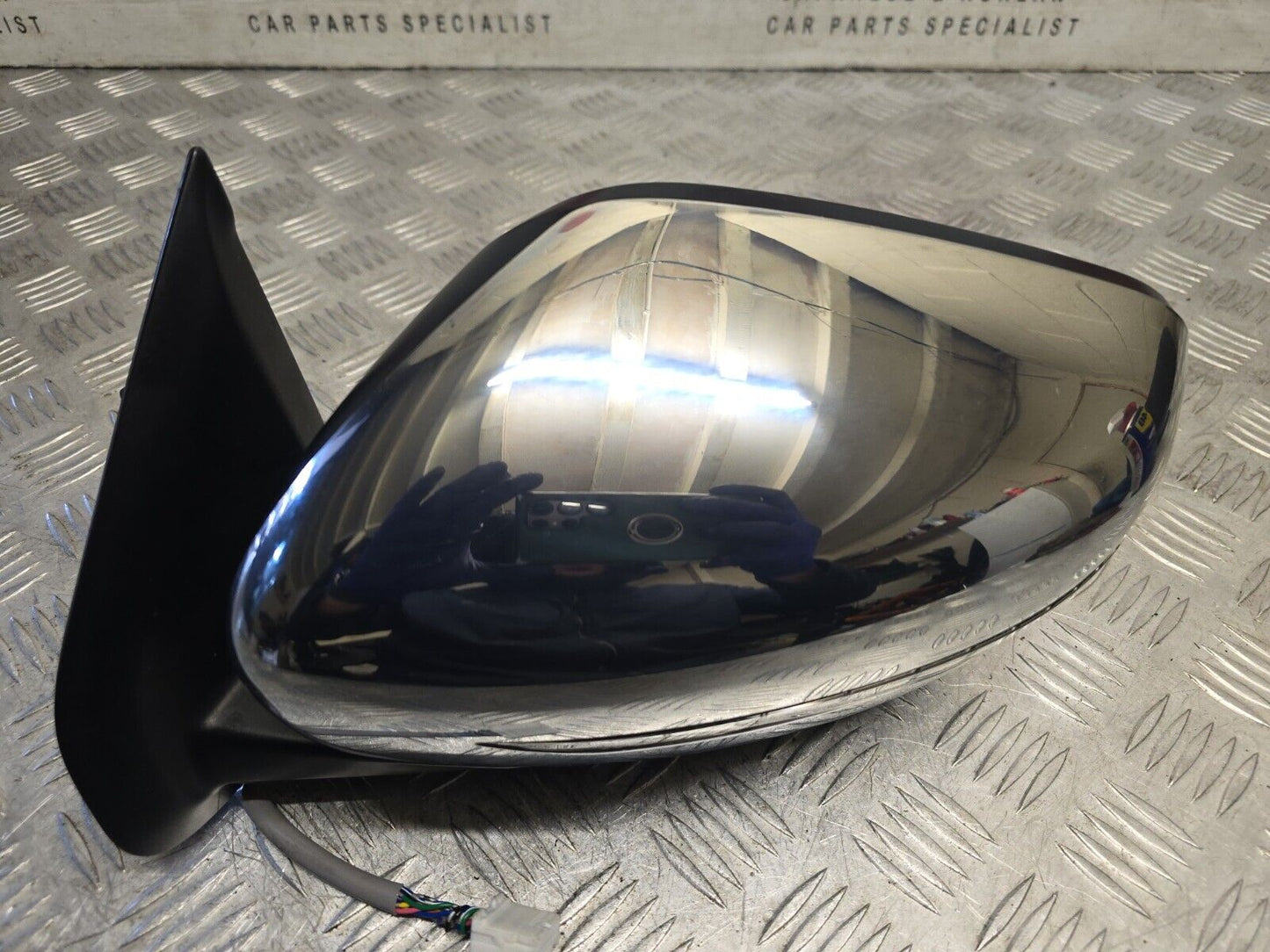 NISSAN NAVARA D23 2015-2022 GENUINE PASSENGERS SIDE POWER FOLD CHROME MIRROR