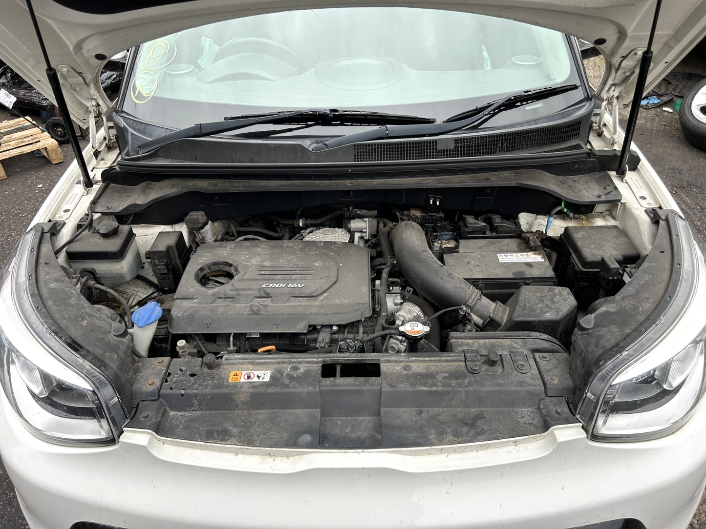 2017 KIA SOUL URBAN 1.6 DIESEL 6SPEED MANUAL WHITE VEHICLE FOR BREAKING AND PARTS