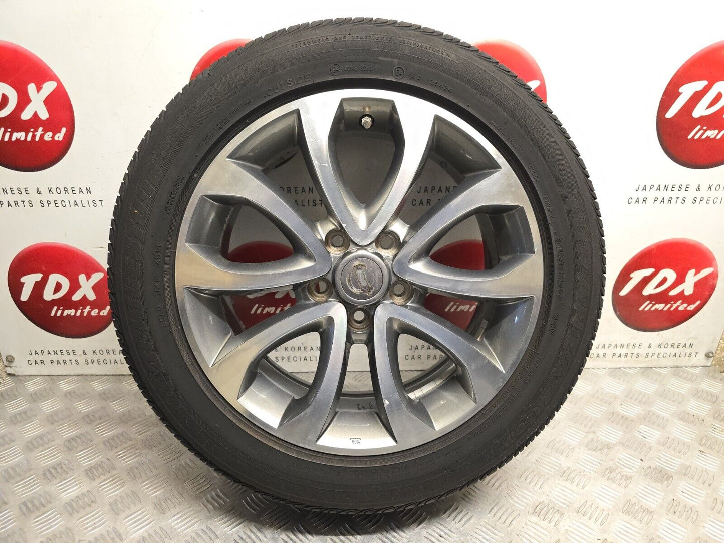 NISSAN JUKE F15 17 INCH 2010-2019 GENUINE ALLOY WHEEL 3.8MM TYRE 215/55/17 1KR7A