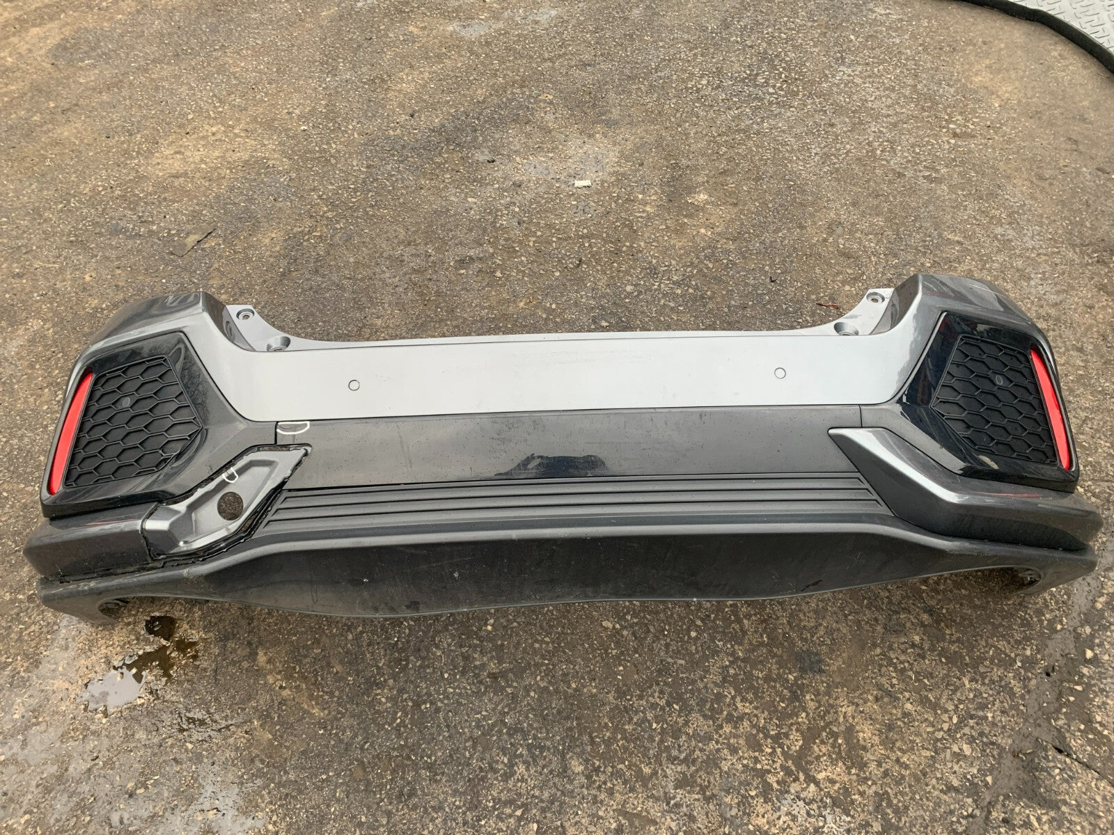 Genuine Honda Civic MK10 Rear Bumper, Gray (2017–2020) | TDX