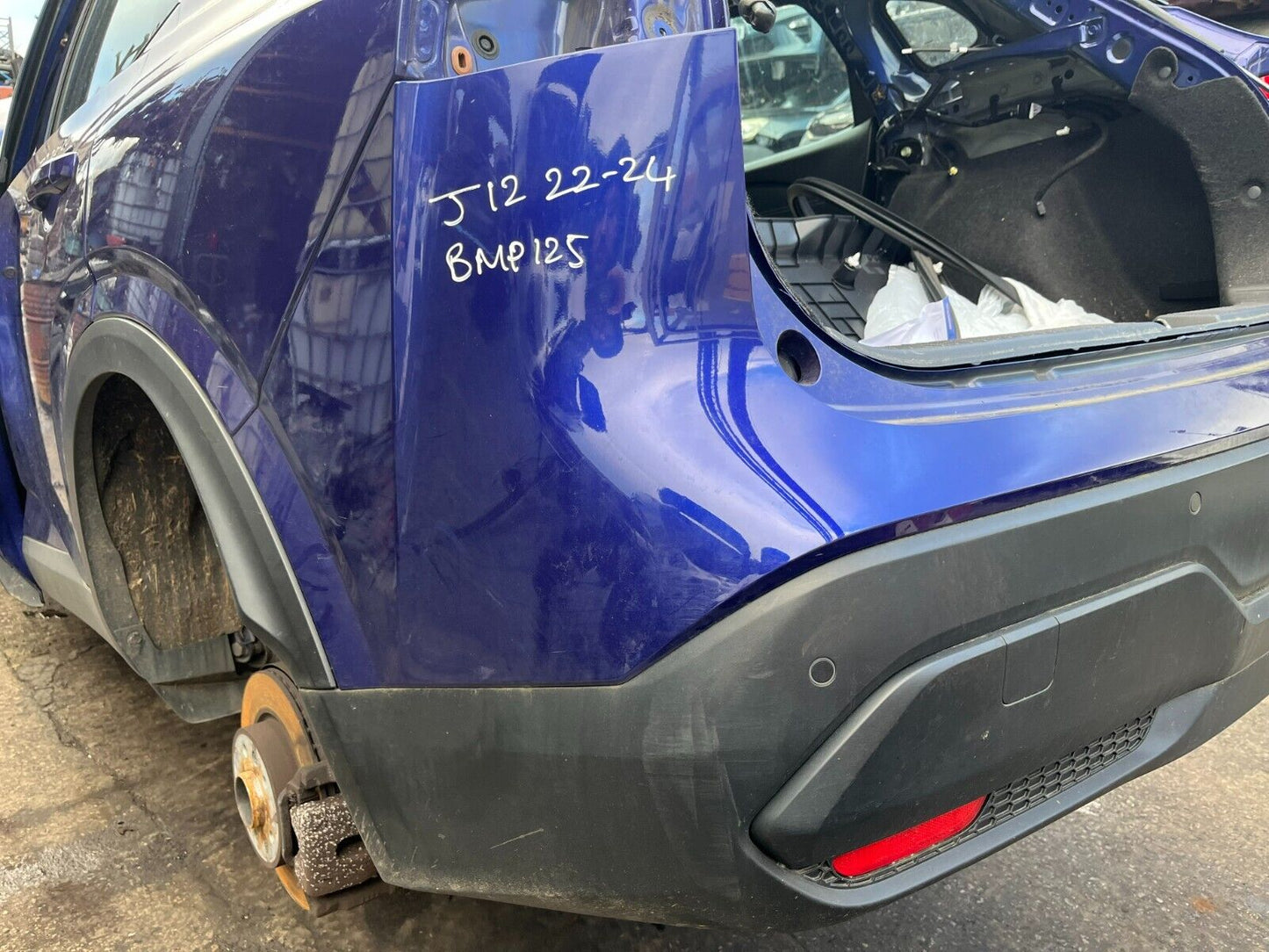 NISSAN QASHQAI J12 2022-2024 GENUINE COMPLETE REAR BUMPER COLLECTION RBN BLUE