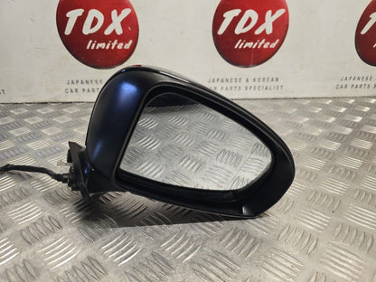 TOYOTA PRIUS MK3 2009-2015 GENUINE DRIVERS SIDE POWER FOLD MIRROR 202 BLACK