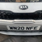 KIA NIRO MK1 DE 2020-2022 FACELIFT COMPLETE FRONT BUMPER SILVER 4SS COLLECTION